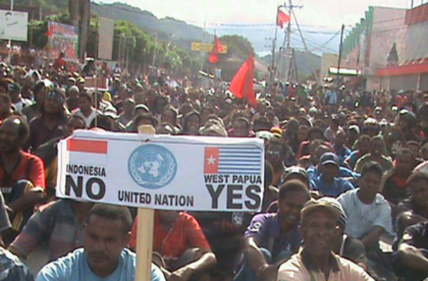 We are not Indonesian We are Papuan and we have a right to independence under United Nations law